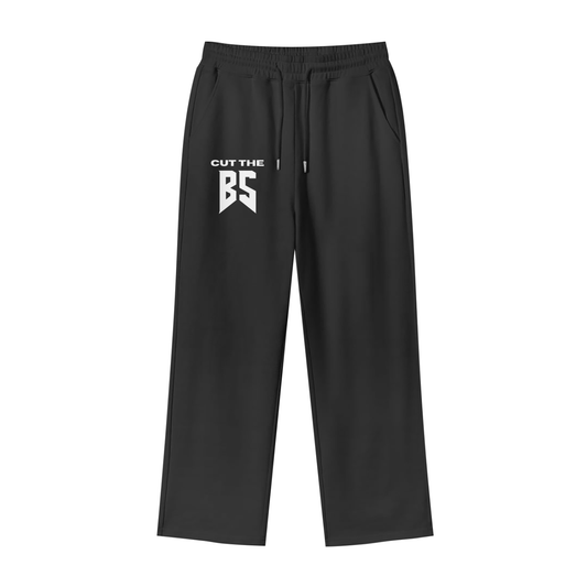 Unisex 100% Cotton Fleece Straight Wide Leg Jogger