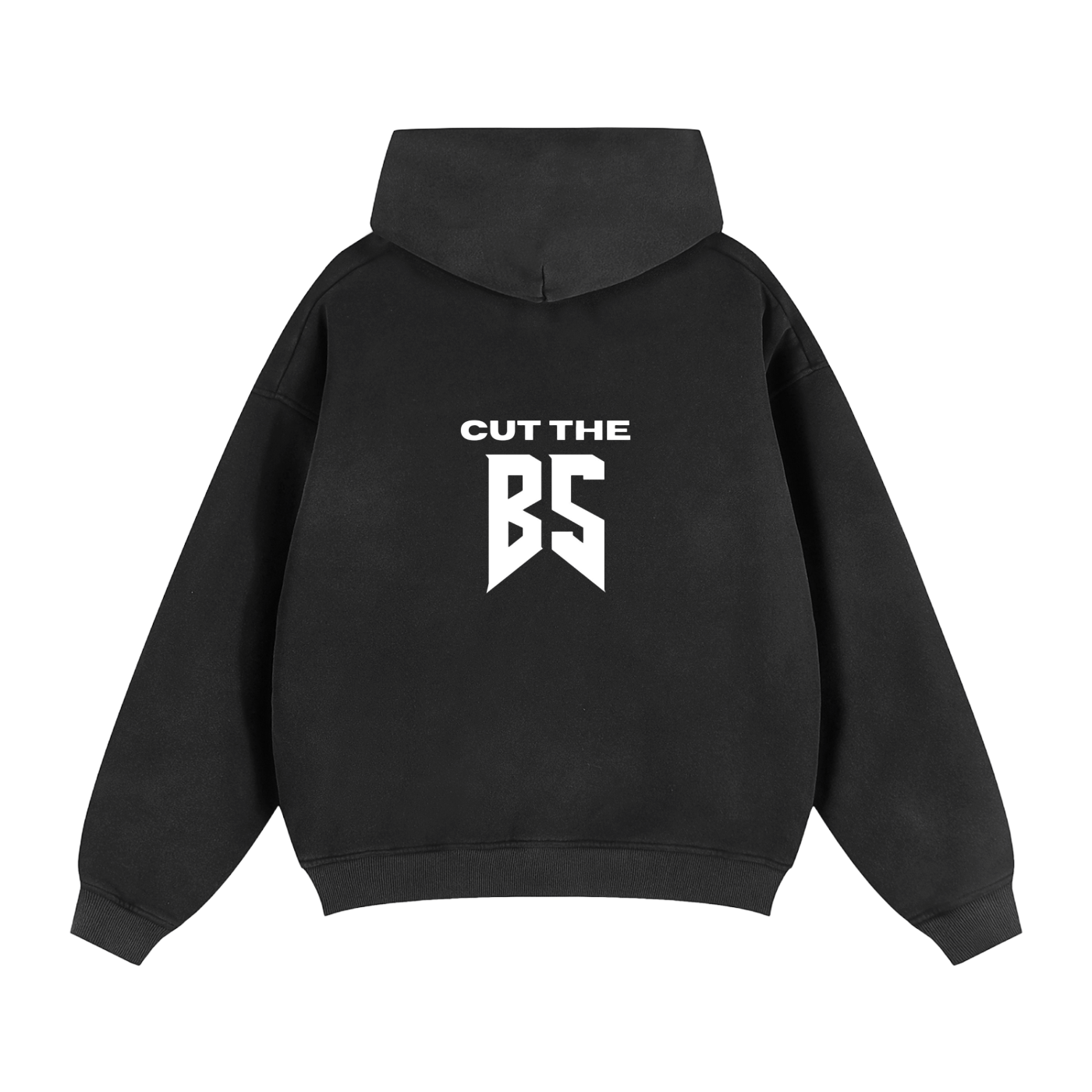 Sunfade Two-way Zipper Boxy Fleece Hoodie